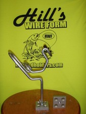 6-Portacanne da Pesca non rivestite Doppio angolo con stelo da 4" e basi a 4 viti*