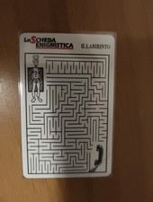Schede Telefoniche-RARA Tel. Lire "Il Labirinto" Nuova. Mancante L' OCR . 
