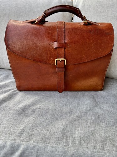 Ancien cartable cuir - cartable,
