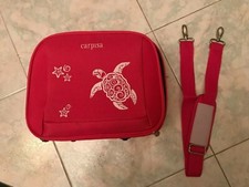 CARPISA BEAUTY CASE RIGIDO ROSA FUXIA CON TRACOLLA COME NUOVO