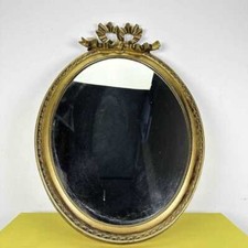 specchio ovale vintage in