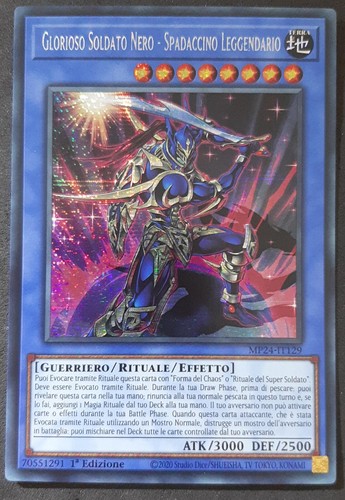 Glorioso soldato nero - glorioso,