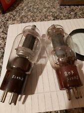 COPPIA VALVOLE 807 FIVRE NUOVE NEW OLD BOX. 