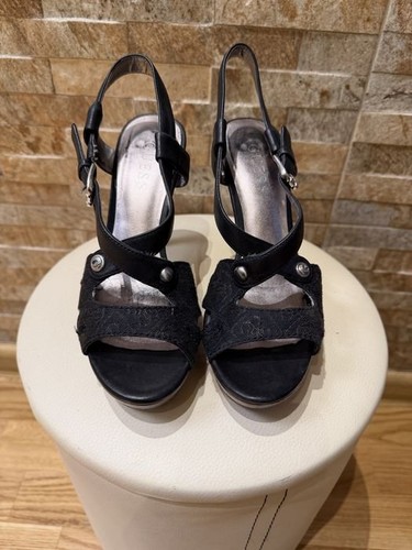 Scarpe donna guess tacco nero - guess,