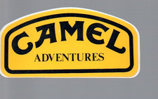 Adesivo CAMEL ADVENTURES vintage anni 80 cm 12x6