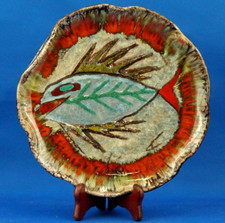 RICCARDO GATTI Faenza piatto ceramica maiolica futurista 1900 XX stile Melandri