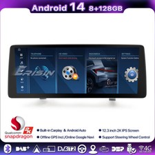 12.3" 128GB Android 14 Autoradio CarPlay GPS Navigatore BMW Serie 5 E60 E61 CCC