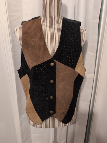 Gilet donna vintage patchwork