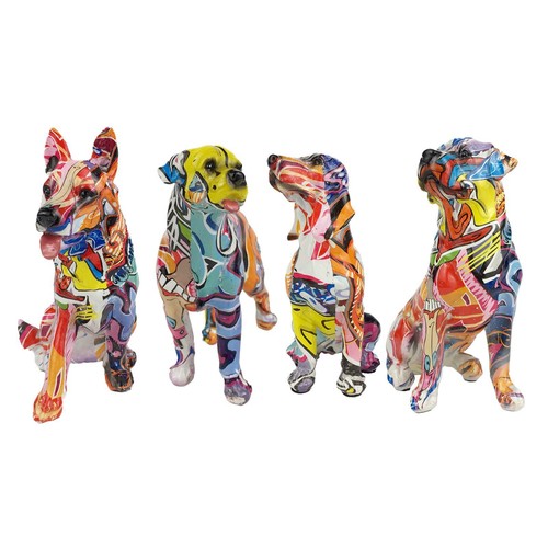 Modern dog figurine animal - modern,