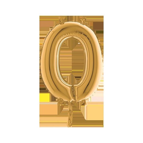 Palloncini mylar numero oro - palloncini,