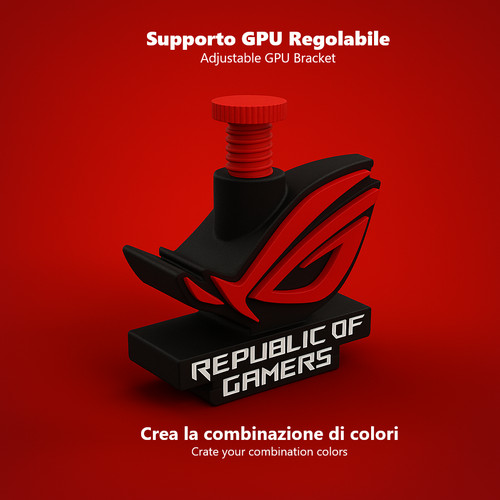 Supporto regolabile gpu - regolabile,