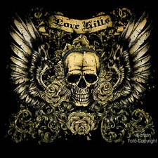 T-shirt biker rockabilly