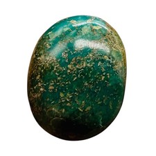 Perlina pepita turchese focale