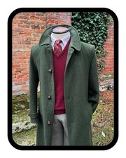 Un bellissimo cappotto di lana Loden austriaco vintage realizzato da Schneiders di Salisburgo