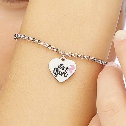 Bracciale acciaio neo mamma - acciaio,