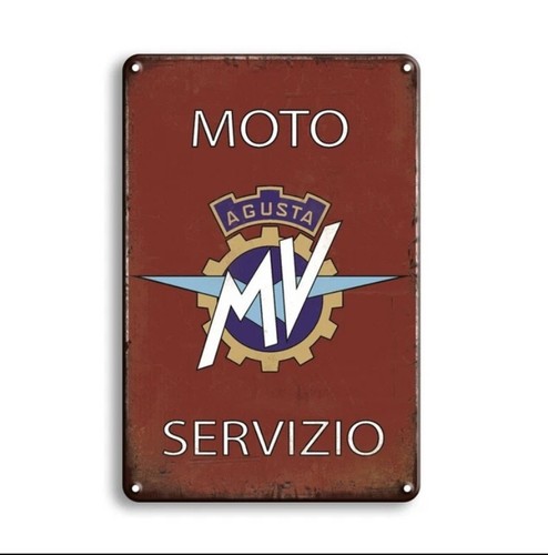 Targa moto agusta - , servizio