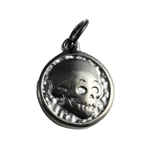 Ciondolo teschio acciaio - , inox