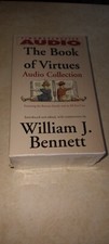THE BOOK OF VIRTUE AUDIO COLLECTION COMPLETE BY WILLIAM J. BENNET, 2 VOL. I & II