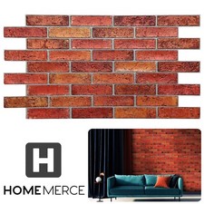 Pannello Parete Mattoni Fuoco