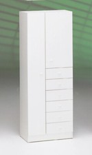 Mobile multiuso colore Faggio con 2 ante e 6 cassetti BENIGNIMOBILI 