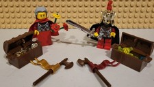 LEGO Castle Kingdoms Minifigure Cavalieri del Leone Re e Regina 