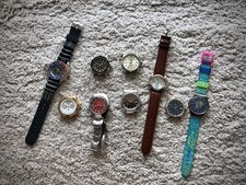 Lotto Stock Orologi Vintage Automatic Quartz Watch Swiss Made Diver Chronograph 