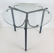 TAVOLINO DI FERRO BATTUTO DA