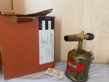 Antico Cannello ELTO saldatore In Ottone E Ferro Lampada A Benzina Senza Pompa