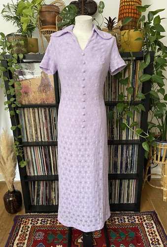 Abito vintage anni lilla - 70,