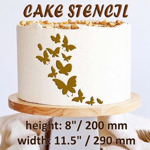 Torta stencil farfalle per - farfalle,