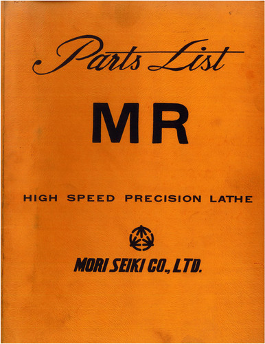 Manuale ricambi tornio mori - ricambi,
