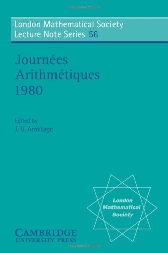 Journees arithmetiques 1980 - journees,