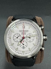 Jack Mason JM-N102-018 Cronografo | Quadrante Crema | Pelle Marrone | Orologio Uomo VG