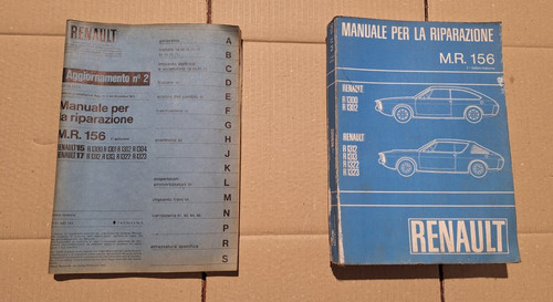 Coppia manuali officina - manuali,