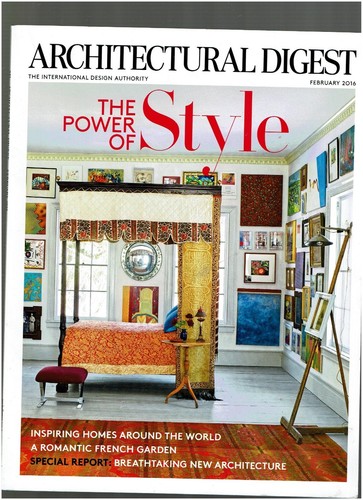 Architectural digest february - architectural,
