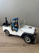 Nomura T.N. Jeep Pattuglia Polizia Militare Esercito Funzionante a Batteria Rara - Funzionante