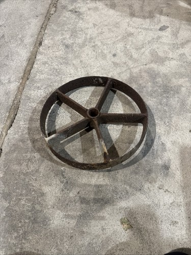 Antico carrello ghisa ruota - ghisa,