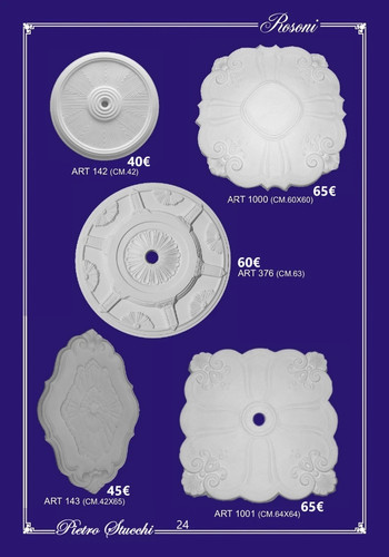 Rosoni decorativi per soffitto - per,