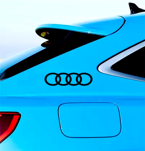 Adesivo logo audi - audi, anelli