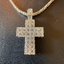 Collana con croce Swarovski