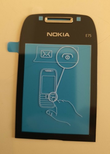 Nokia e75 vetrino - vetrino, frontale