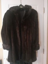 GIACCA PELLICCIA VISONE NATURALE TG 46 M-L