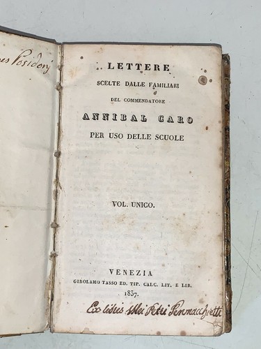 Lettere scelte dalle familiari - lettere,