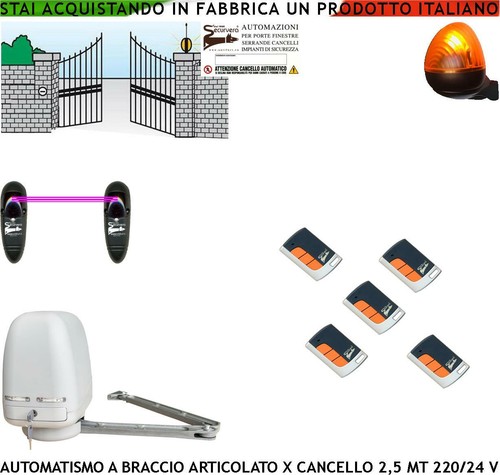 Kit elettrico 220 braccio - 220,