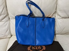 TODS BORSA A MANO IN PELLE BLU