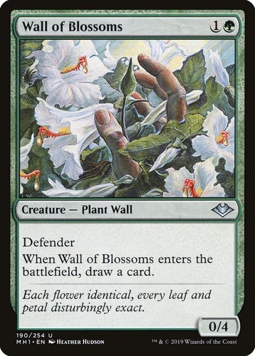 Wall blossoms modern - of, ~