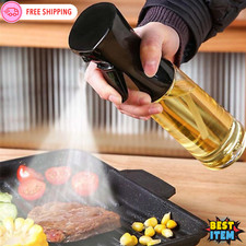 Bottiglia spray olio a prova di perdite 300ML dispenser aceto di oliva per cucinare barbecue