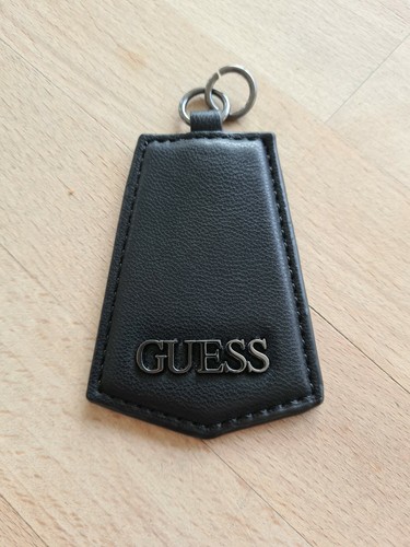 Portachiavi guess nero pelle - nero,