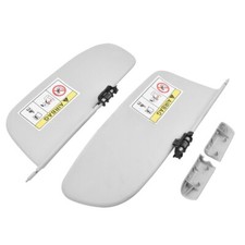 Pair Beige Sun Visor Sunshade