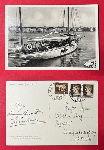 Foto cartolina anzio presso - cartolina,